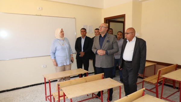 محافظ بني سويف يتفقد المدارس محافظ بني سويف يتفقد المدارس