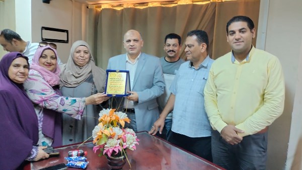 اثناء الحفل والتكريم 