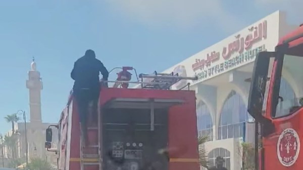 جانب من الحادث 