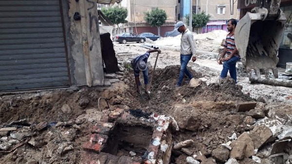 جانب من أعمال التطوير 