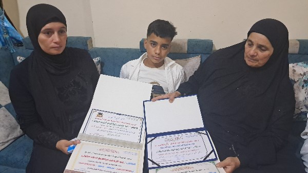 عبدالرحمن بعد تكريمه 