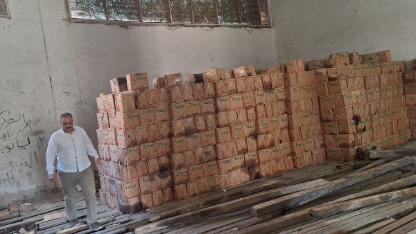 جزء من المضبوطات 