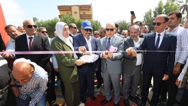 محافظ كفرالشيخ يفتتح محطة صرف الشيخ مبارك ببلطيم 