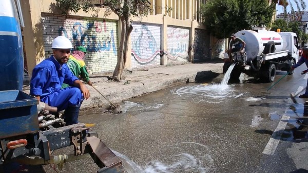 محاكاه حيه لمواجهة الأمطار بكفرالشيخ 