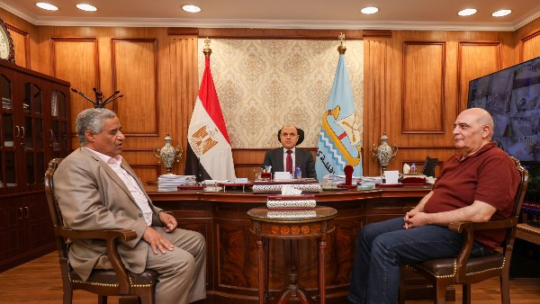 محافظ كفرالشيخ والمهندس عبدالرحمن سعودي 