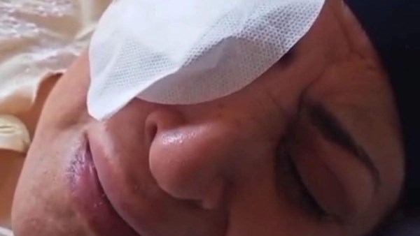 السيده المتضررة السيده المتضررة