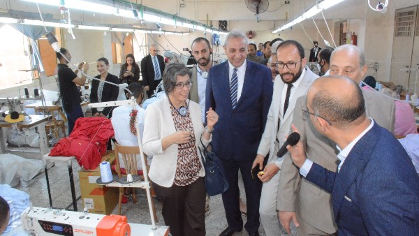 جانب من الزيارة 