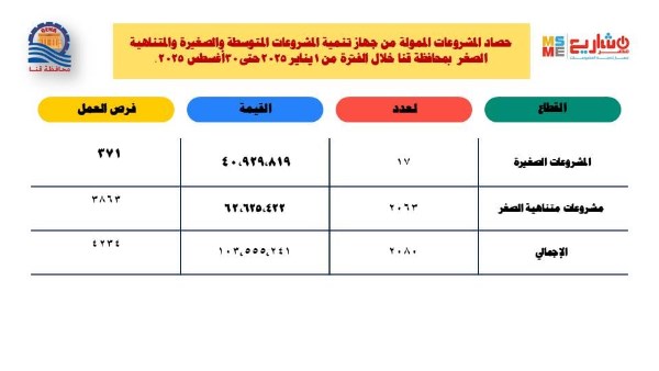 بيان المشروعات 