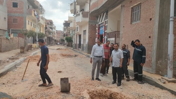 تمهيد طريق مجمع مدارس المجد بالرحمانية