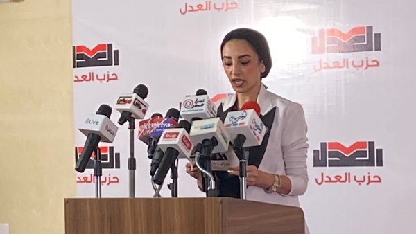 الدكتورة دينا أبو المجد، أمين مساعد التنظيم المركزي لحزب العدل ونائب مدير الحملة الانتخابية