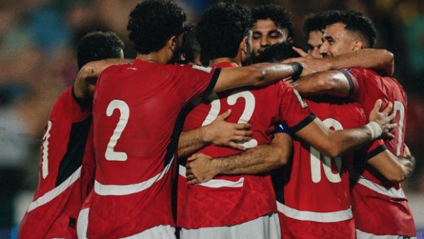 فرحة لاعبي منتخب مصر