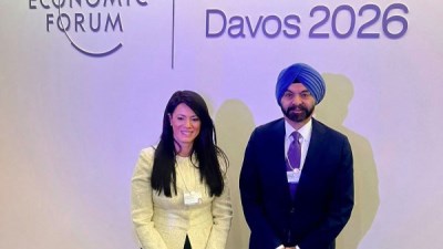 جانب من فعاليات المنتدى الاقتصادي العالمي «دافوس» 2026