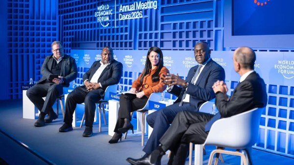 جانب من  فعاليات منتدى دافوس الاقتصادي العالمي