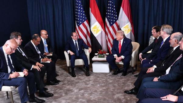 لقاء الرئيس السيسي وترامب