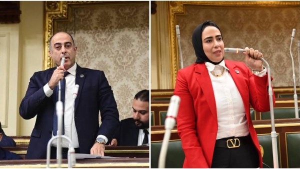 النائب محمد جبريل والنائبة سارة النحاس 