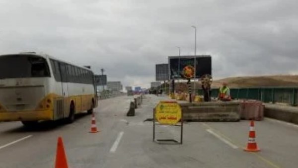 غلق الطريق الدائرى