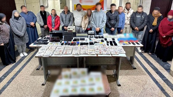 ضبط عناصر تشكيل عصابى دولى 