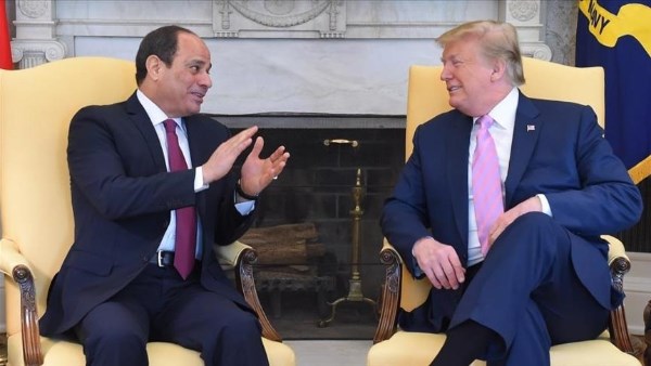 الرئيس السيسي ونظيره الأمريكي