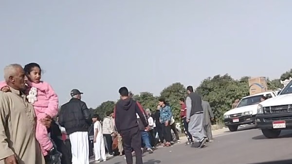  انقلاب سيارة ربع نقل خلال زفة عرس بالإسماعيلية