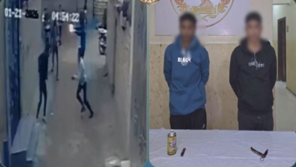  الاعتداء على عامل بسلاح أبيض وأضرما النيران به بالشرقية