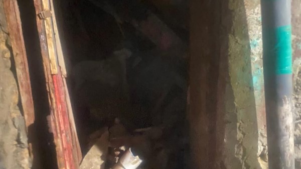 انهيار منزل بمنطقة الدويقه