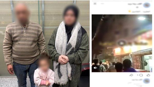 سيدة هددت بإلقاء طفلتها بالمطرية