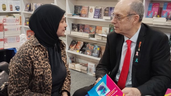  ماجدة إبراهيم والدكتور ناجي الصغير 