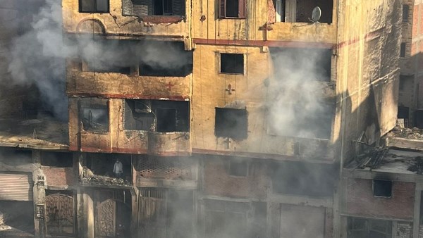  حريق منطقة الزرايب