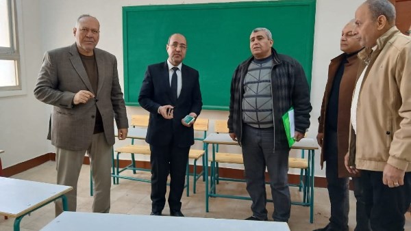 وكيل وزارة التربية والتعليم بالمنوفية يتفقد كنترول منوف