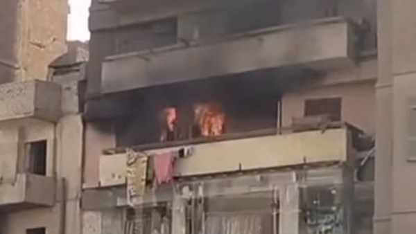 وفاة مسن في حريق شقة سكنية بميدان السواقي بالفيوم