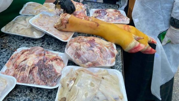 جزء من المضبوطات 