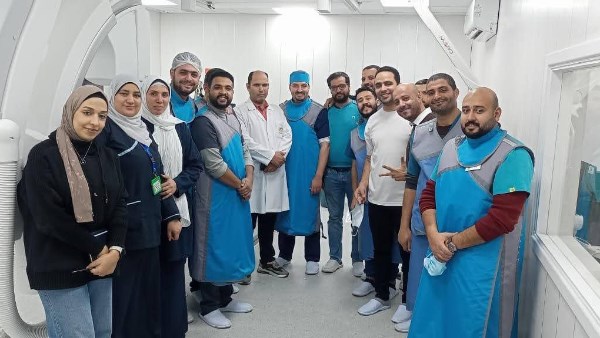 تركيب جهاز قسطرة بكفر الدوار 