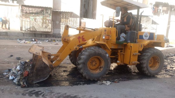 رفع المخلفات والقمامة من شوارع بورسعيد 