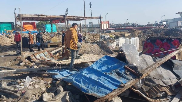 ضبط مخازن الخردة المخالفة