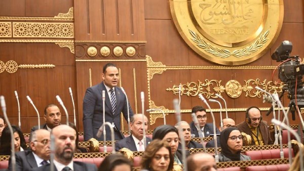 النائب "الحسيني الليثي" عضو مجلس الشيوخ