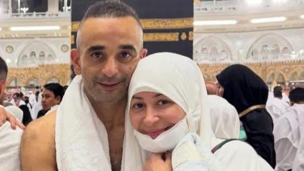 منه شلبى وزوجها المنتج أحمد الجنايني 