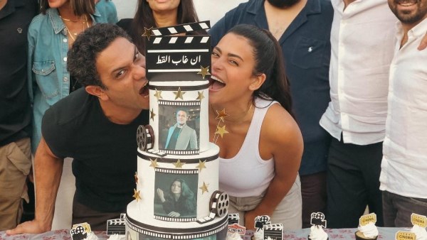 آسر ياسين وأسماء جلال 