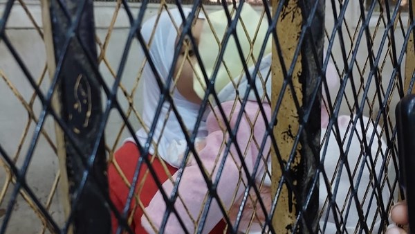 بدء جلسة استئناف المتهمة بقتل أطفال دلجا بالمنيا وبرفقتها رضيعتها داخل القفص