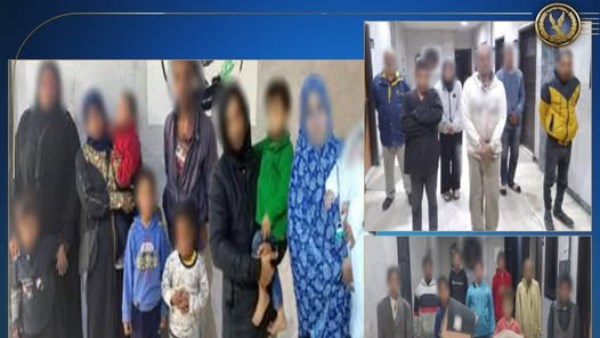  ضبط 7 رجال و4 سيدات لقيامهم باستغلال الأطفال في اعمال التسول بمحافظة القاهرة 