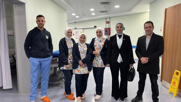 النائبة الدكتورة بسمة هنداوي في مستشفى الناس