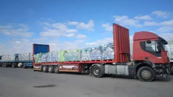  قافلة المساعدات الإنسانية رقم 123