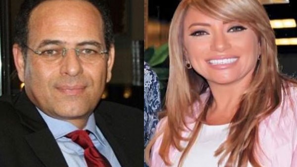 ممدوح عبدالعليم وزوجته شافكي المنيري