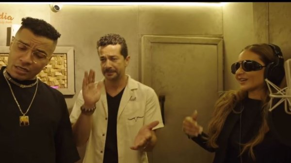 شريف سلامة ونيللي كريم وحسن شاكوش