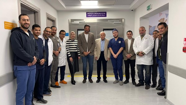 صلاح دياب في زيارة هامة لمستشفى الناس