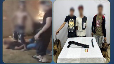 الممتهمين بالتعدي علي شخص في الجيزة 