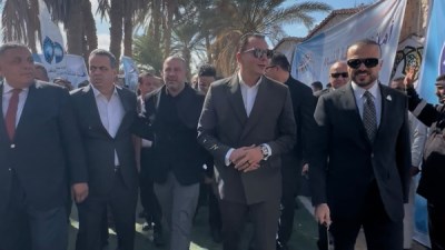 قيادات مستقبل وطن تتفقد قافلة طبية بالفيوم