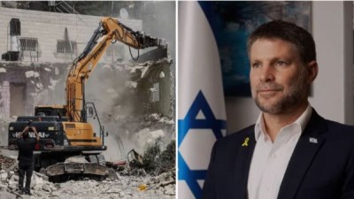 سموتريتش يتباهى بهدم مبان بالخليل