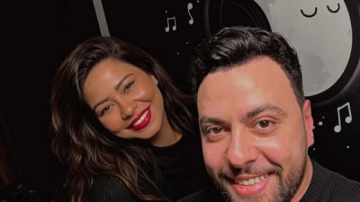  الملحن مدين  مع الفنانة شيرين عبد الوهاب