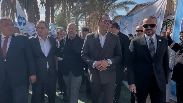قيادات مستقبل وطن تتفقد قافلة طبية بالفيوم