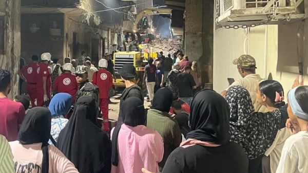  أنقاض عقار حدائق القبة